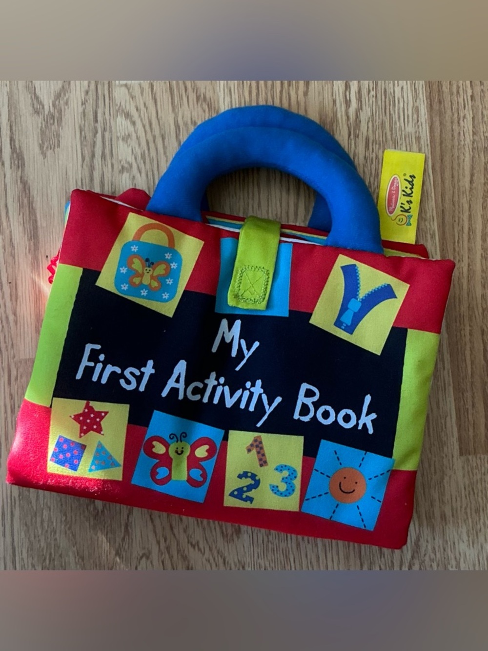 Melissa & Doug My First Activity Book By K’s Kids Soft Fabric Book, NWT
